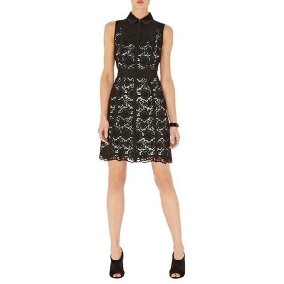 Karen Millen Formal Dress Womens Size 6 Black Cocktail Work Business Modest - Picture 1 of 12